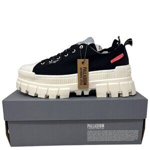 Palladium Revolt Lo Tx Women's Black/White Chunky Sneakers Size 11 97243-016-M